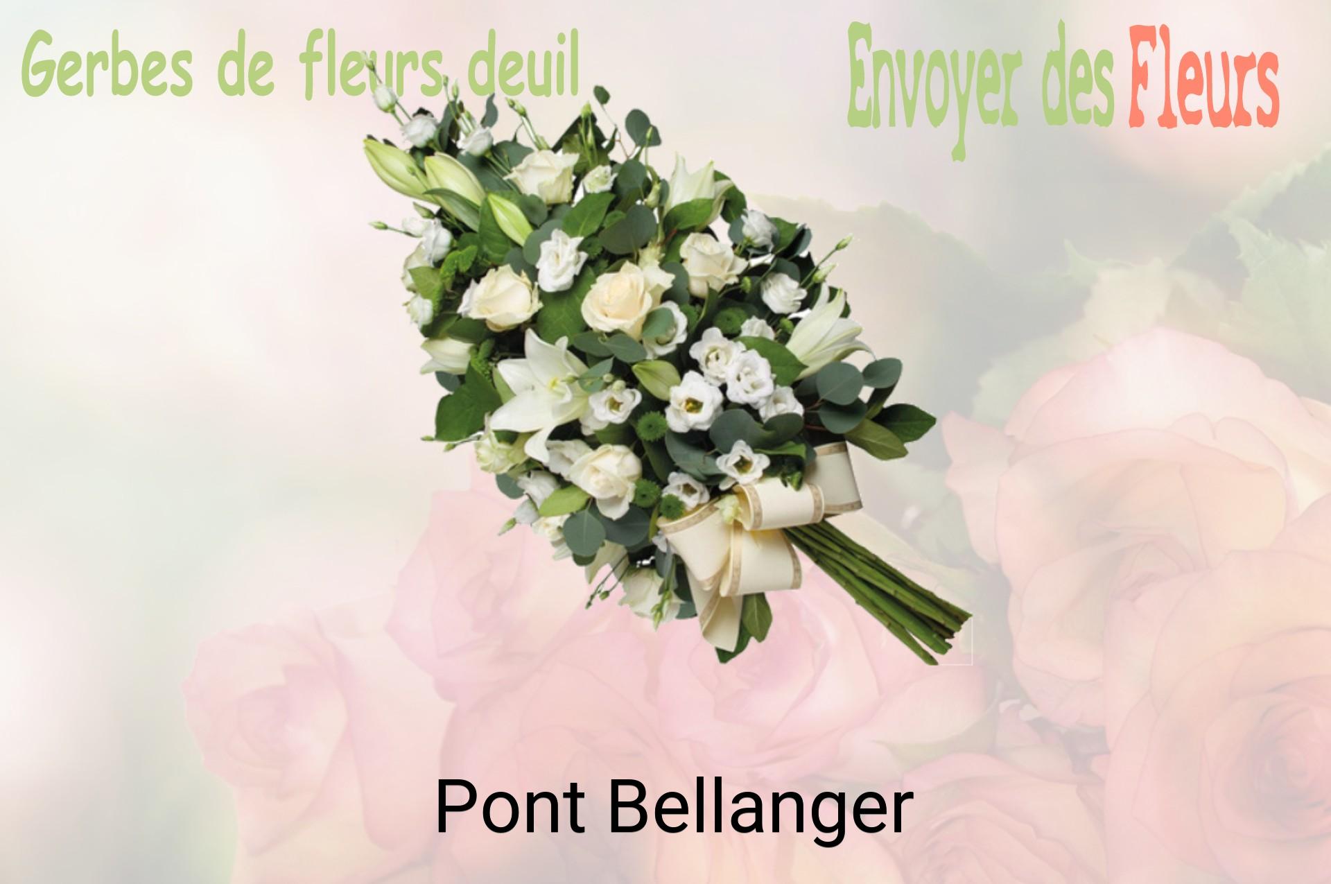 Gerbe de fleurs de deuil livrée à Pont-Bellanger